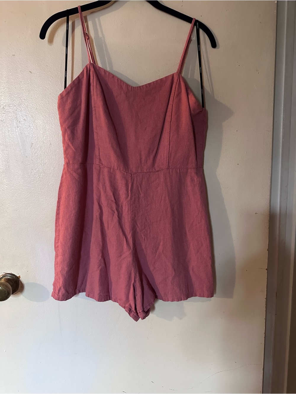 Forever 21 Dusty Rose Spaghetti Strap Romper